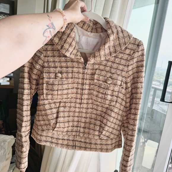 Liz Lisa tan and brown Japanese vintage jacket (blazer) - Picture 2 of 9